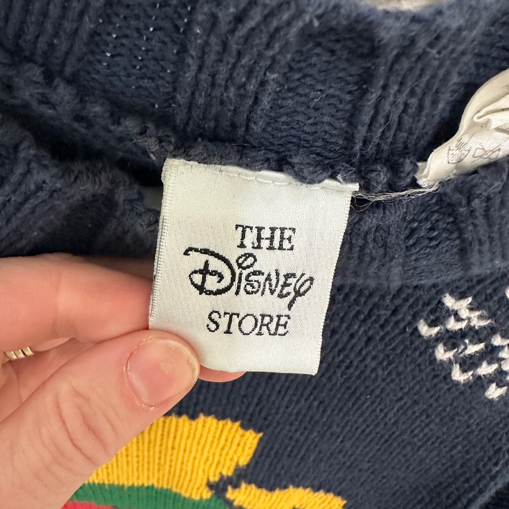 Vintage 1990s Navy Winnie The Pooh Sweater - image 2
